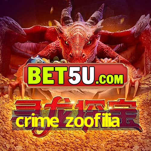 crime zoofilia